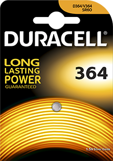 Pile de montre 364 à loxyde dargent Duracell