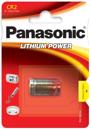 1 pile CR2 Panasonic Lithium 3 volt - Piles Panasonic - energy01