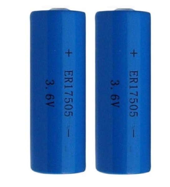 2 piles lithium ER17505 3,6 V Eunicell