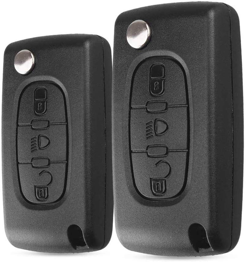 Coque clé Citroën 3 boutons HU83 CE0536, photo 3