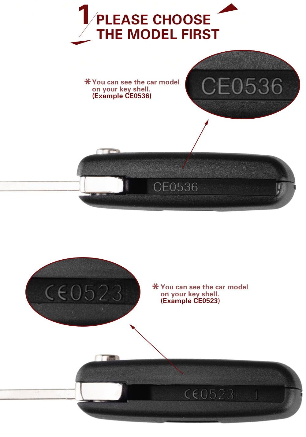 Coque clé Peugeot 2 boutons HU83 CE0536, photo 3