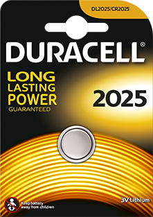 Pile bouton lithium CR2025 3 V Duracell