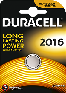 Pile bouton lithium CR2016 3 V Duracell