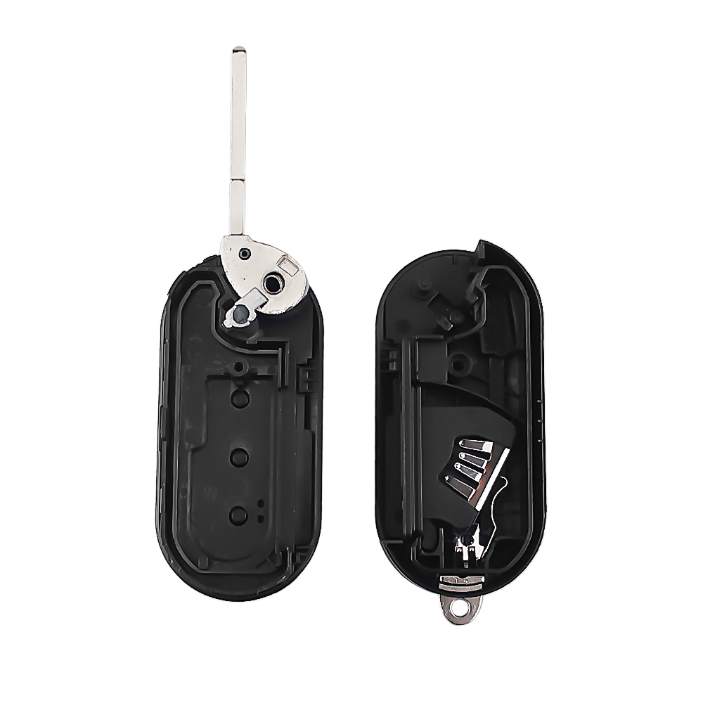 Coque clé Fiat 3 boutons noire lame SIP22, photo 2