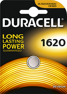 Duracell 1 pile lithiium CR1620 DL1620 3v