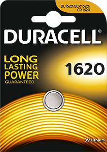 Pile bouton lithium CR1620 3 V Duracell