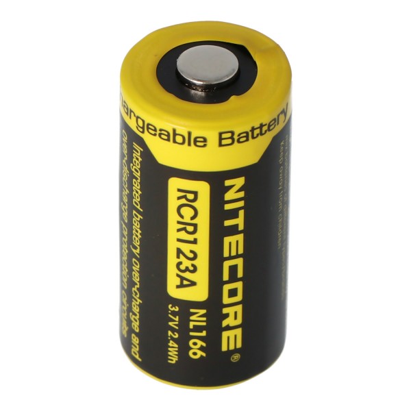 Accu rechargeable RCR123A 16340 Nitecore NL166