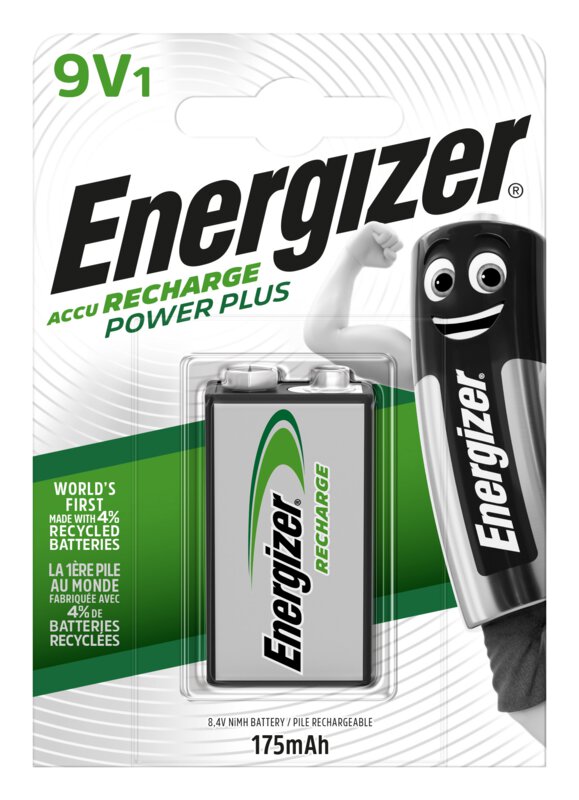 Pile 9 V rechargeable Ni-MH Energizer 175 mAh
