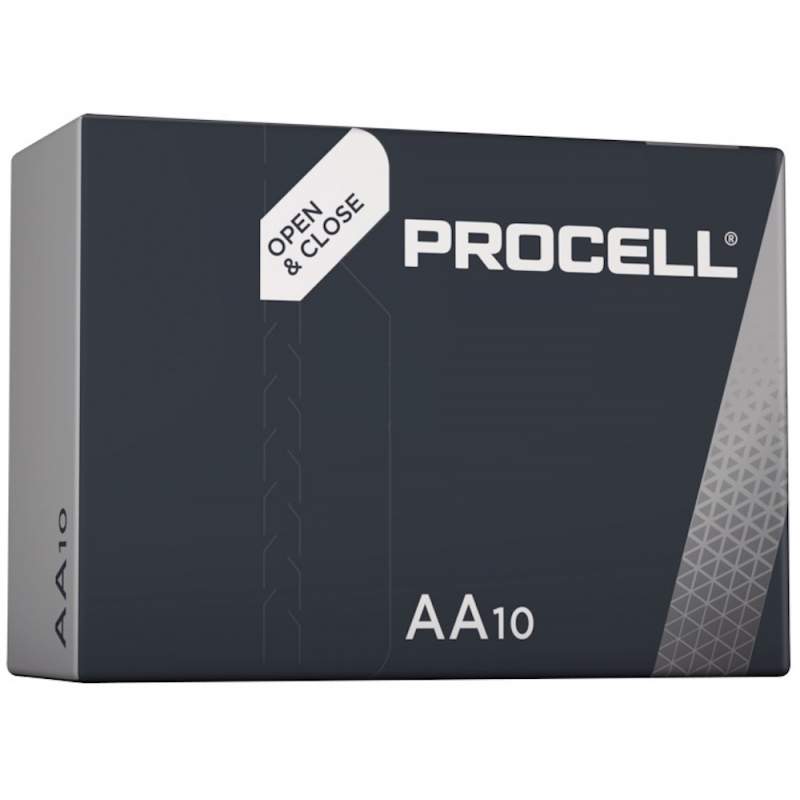 Boîte de 10 piles alcalines AA Duracell Procell