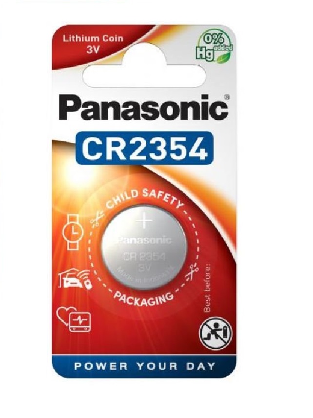 Pile plate lithium CR2354 Panasonic