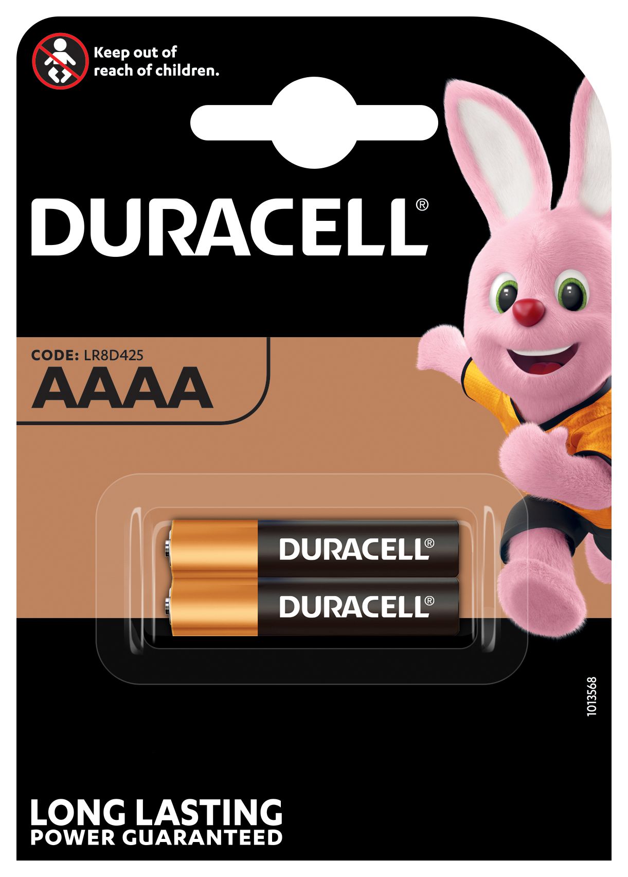Blister de 2 piles AAAA LR61 Duracell