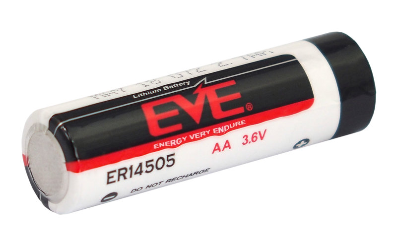 Pile lithium ER14505 3,6 V format AA EVE