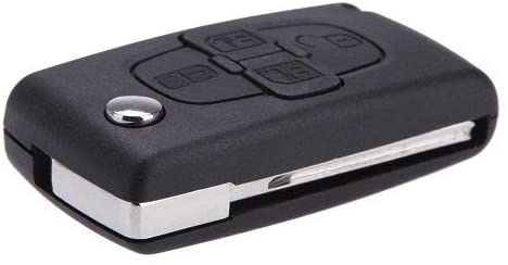 Coque clé 4 boutons Peugeot 807 1007 Citroën C8, photo principale