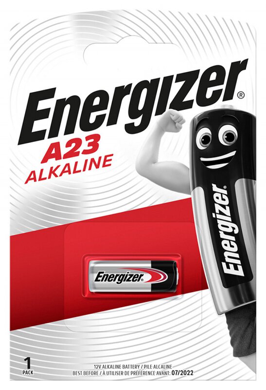 Pile alcaline 23A MN21 12 V Energizer sous blister