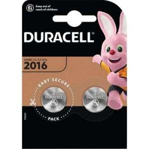 Blister de 2 piles lithium CR2016 Duracell