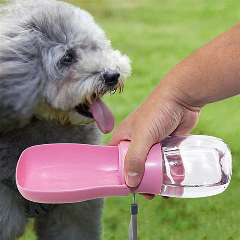 Gourde pour chien Pounet rose, vue 3