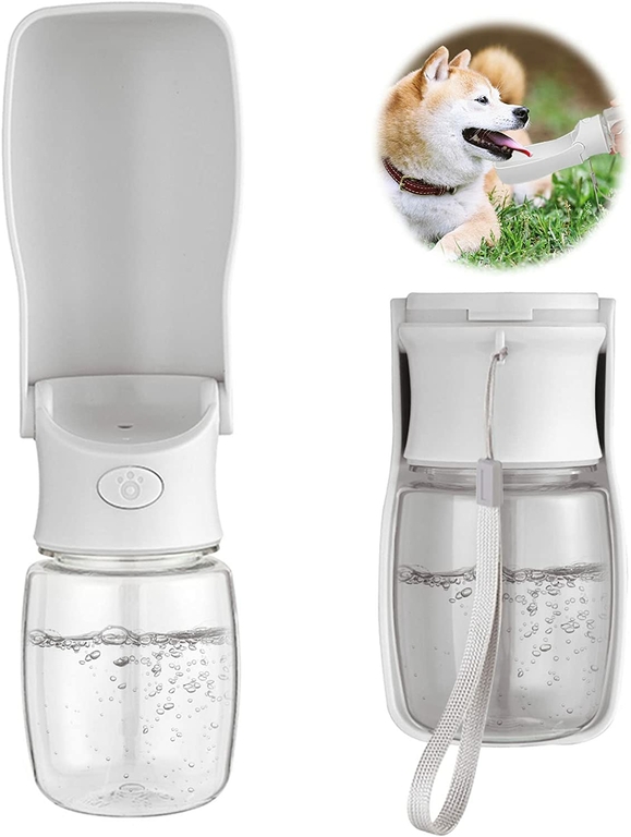 Gourde pour chien Pounet blanche, vue 2