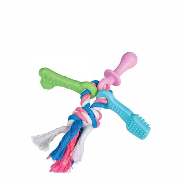Trousseau de jouets à mordiller pour chiot