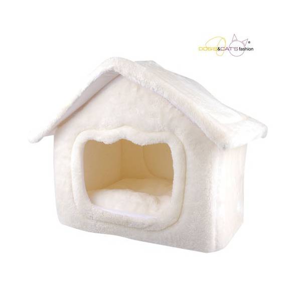 Maison Daily blanche pour chat ou petit chien