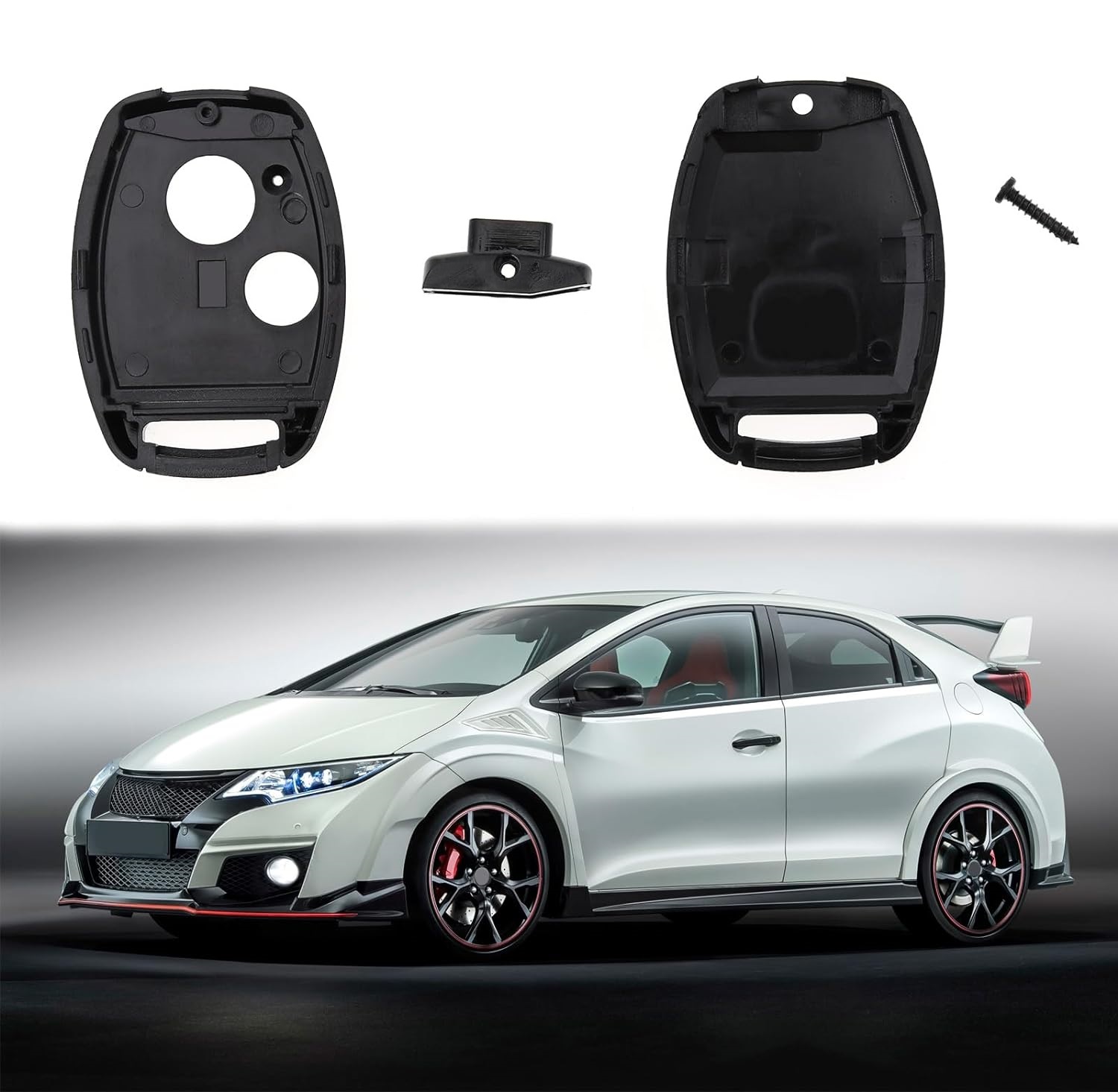 Coque clé Honda 2 boutons sans lame, photo 4