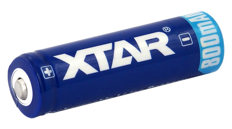 Accu Li-ion 14500 protégé XTAR 800 mAh