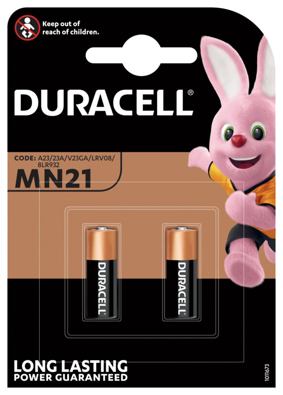 X2 MN21 DURACELL 1BL