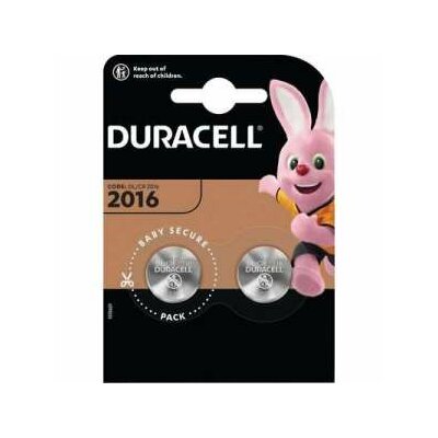 x2 duracell cr2016 1 blister