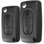 Coque clé Citroën 3 boutons HU83 CE0536, photo 3