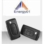 Coque clé Citroën 3 boutons HU83 CE0536, photo 4