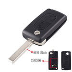 Coque clé Peugeot 2 boutons HU83 CE0536, photo 2