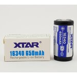 Accu 16340 RCR123A, quatrième vue