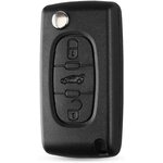 Coque clé Peugeot 3 boutons VA2 CE0536, photo principale