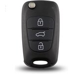 Coque clé Hyundai Kia 3 boutons lame TOY40, photo principale