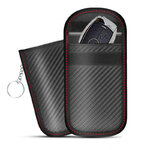 Étui anti-RFID noir pour clé de voiture, 13 x 8,2 cm