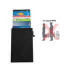 Porte-cartes aluminium anti-RFID, vue 4