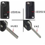 Coque clé Berlingo Partner 3 boutons VA2 CE0536, photo 4
