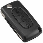 Coque clé Peugeot 3 boutons HU83 CE0536, photo principale