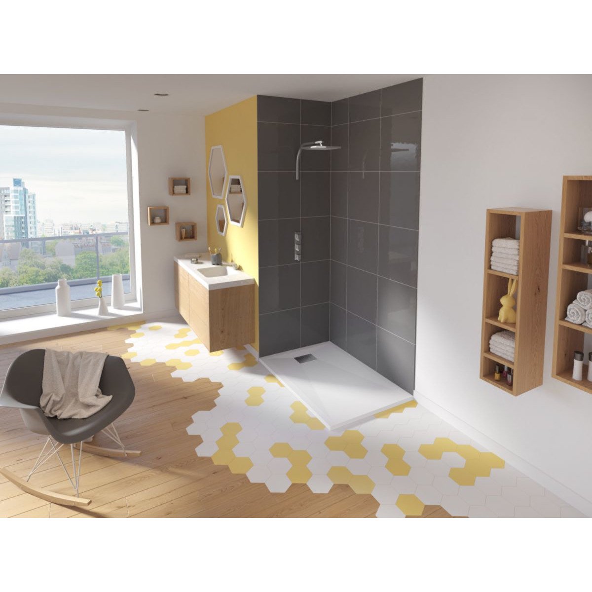 kinedo-kinesurf-bac-de-douche-180x90x4cm-anti-derapant-blanc-mat-sw224982