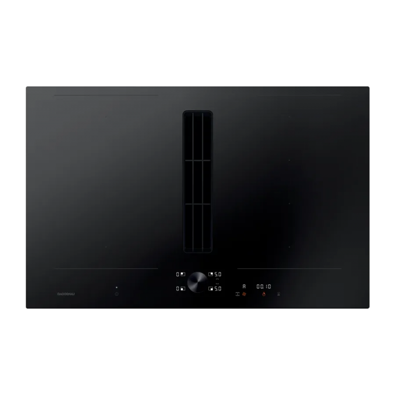 plaque-a-induction-encastree-gaggenau-avec-hotte-integree-cv282101-sans-cadre-80-cm