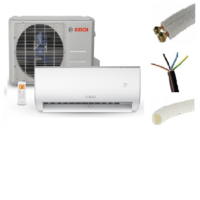 PRET A POSER CLIMATISATION MURALE BOSCH 7200W INVERTER + KIT DE POSE 5 METRES ( 80 m2 max)