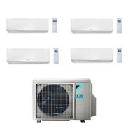 Climatisation QUADRI split DAIKIN BLUEVOLUTION 4MXM80 + une unité intérieure Perfera 3500w et trois 1500W R32