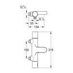 grohtherm-3000-cosmopolitan-mitigeur-thermostatique-2-sorties-12-chrome-34277000 (1)