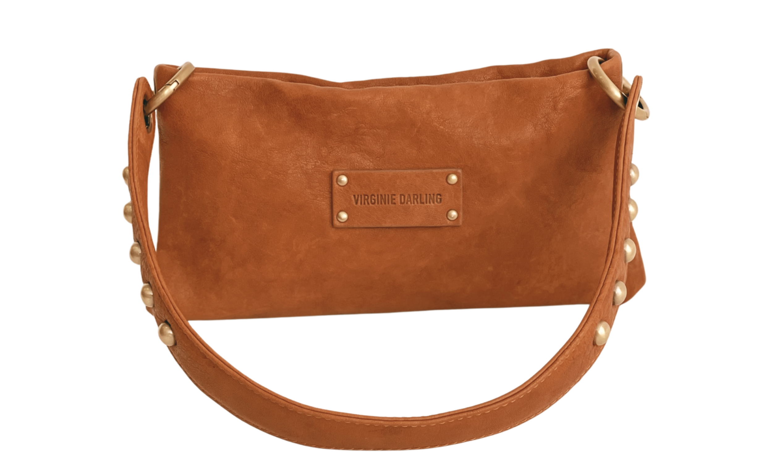 Mini Shoulder Love Anse Épaule - Vintage Cognac