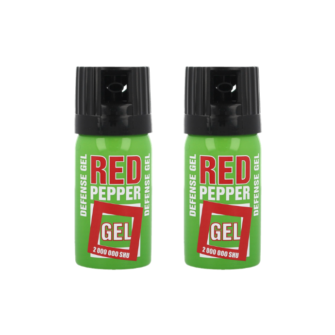 bombe lacrymogène gel 40 ml red pepper