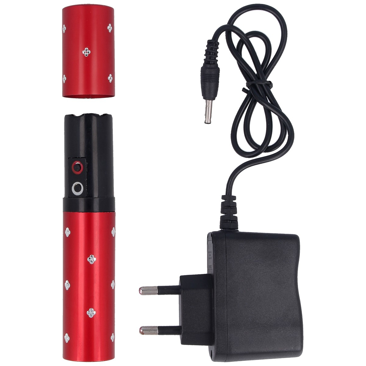 Shocker-électrique-Rouge-à-lèvre-2-millions-de-volts-avec-lampe-led-(1202)-tazzer