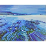 affiche reproduction tableau art artiste plage mer contemporain