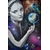 tableau art artiste contemporain femme noir et blanc espace terre étoile cosmos multicolore