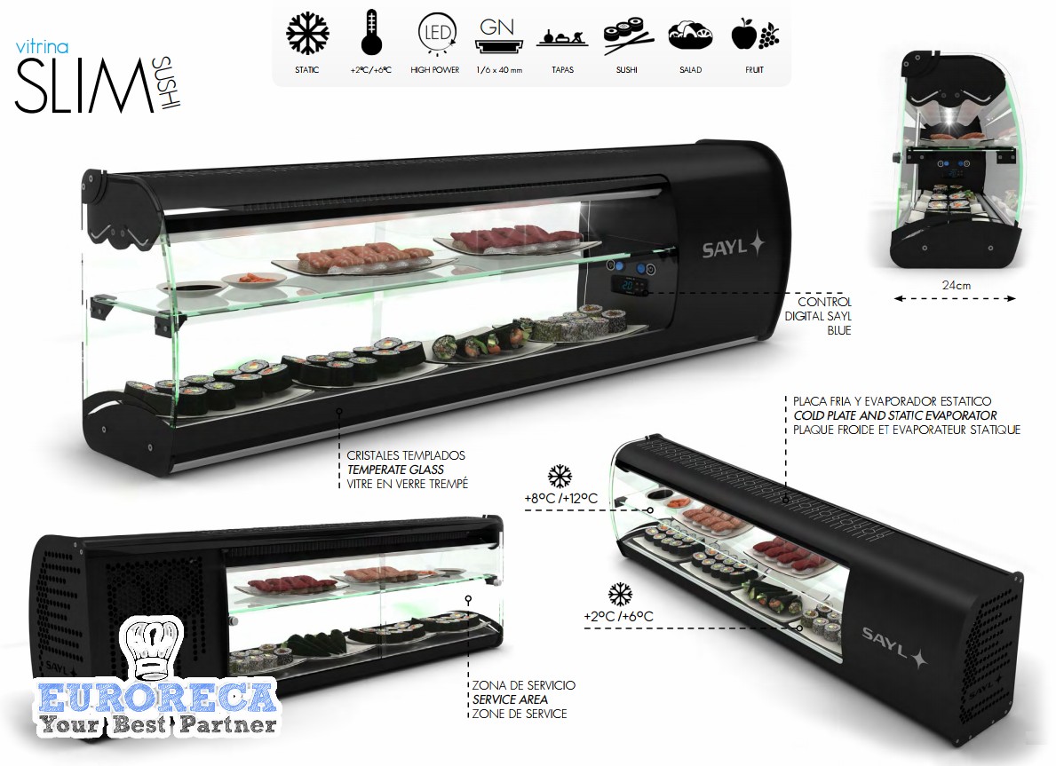 Vitrine réfrigérée SUSHI SLIM
