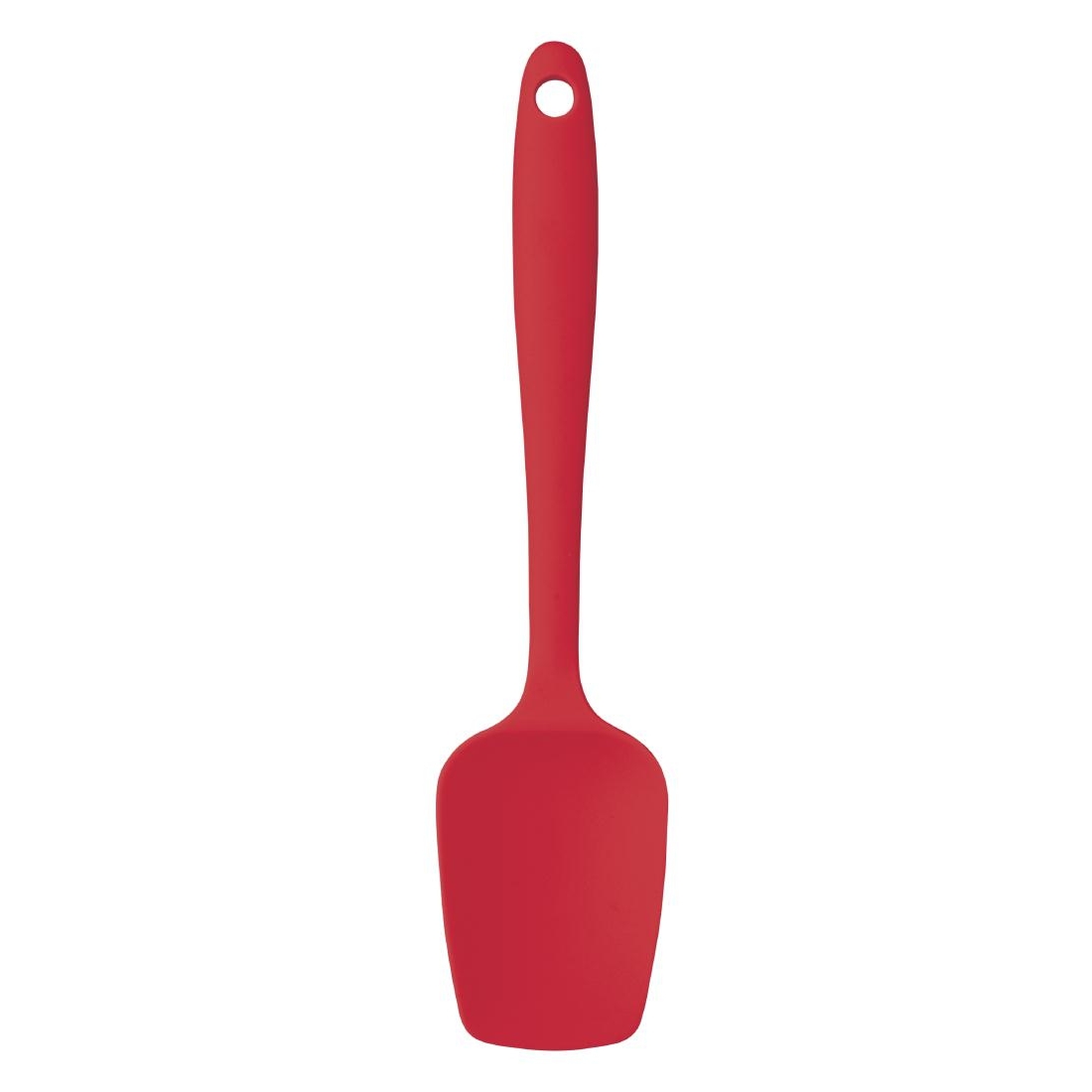 Mini spatule et cuillère rouge en silicone 200mm