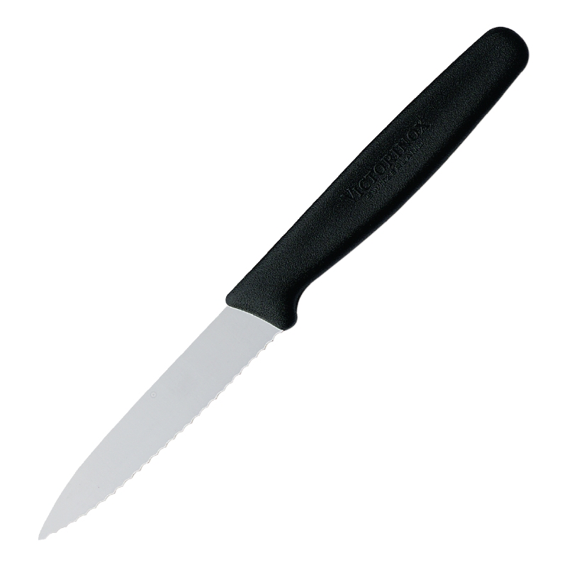 Couteau d\'office lame dentée Victorinox 75mm
